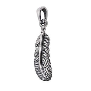 Sterling Silver Feather Charm - G.D.Morgan Jewellery Collection