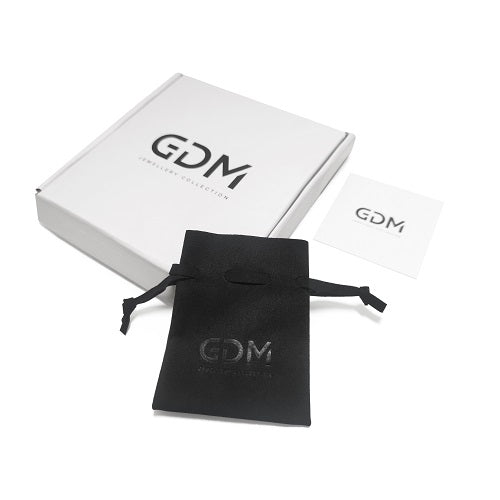 Single 925 Sterling Silver Hoop Cross Earring