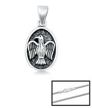 Sterling Silver Eagle Pendant | Necklace