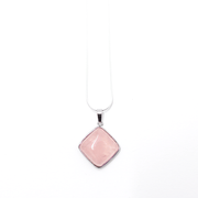 Rose Quartz Prism Pendant - G.D.Morgan Jewellery Collection