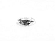 Women's Sterling Silver Feather Ring - G.D.Morgan Jewellery Collection