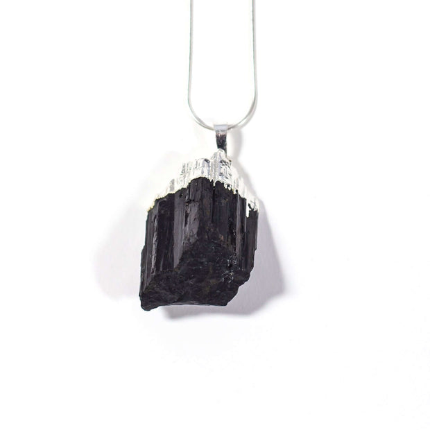 Natural Black Tourmaline Pendant - G.D.Morgan Jewellery Collection