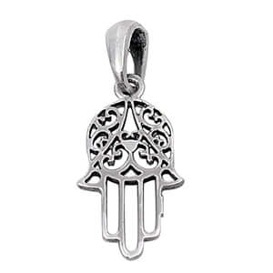 Sterling Silver Hamsa Hand Charm - G.D.Morgan Jewellery Collection
