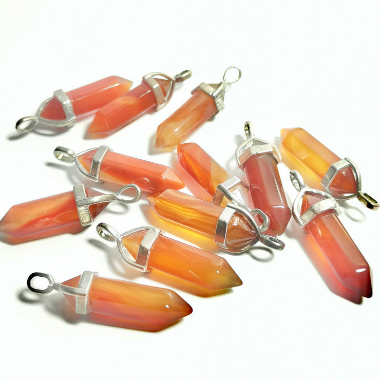 Energy & Courage Point - Carnelian Necklace