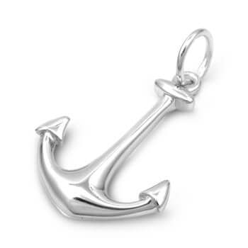 Sterling Silver Anchor Charm - G.D.Morgan Jewellery Collection